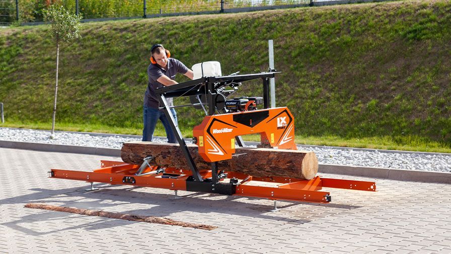 WOOD-MIZER presenta el pequeño aserradero LX50START