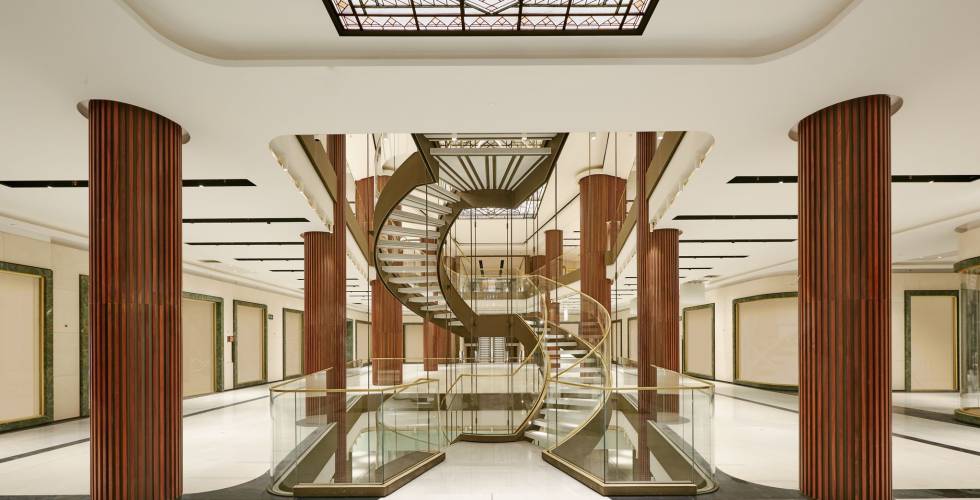 Madera sostenible en Centro Canalejas de Madrid