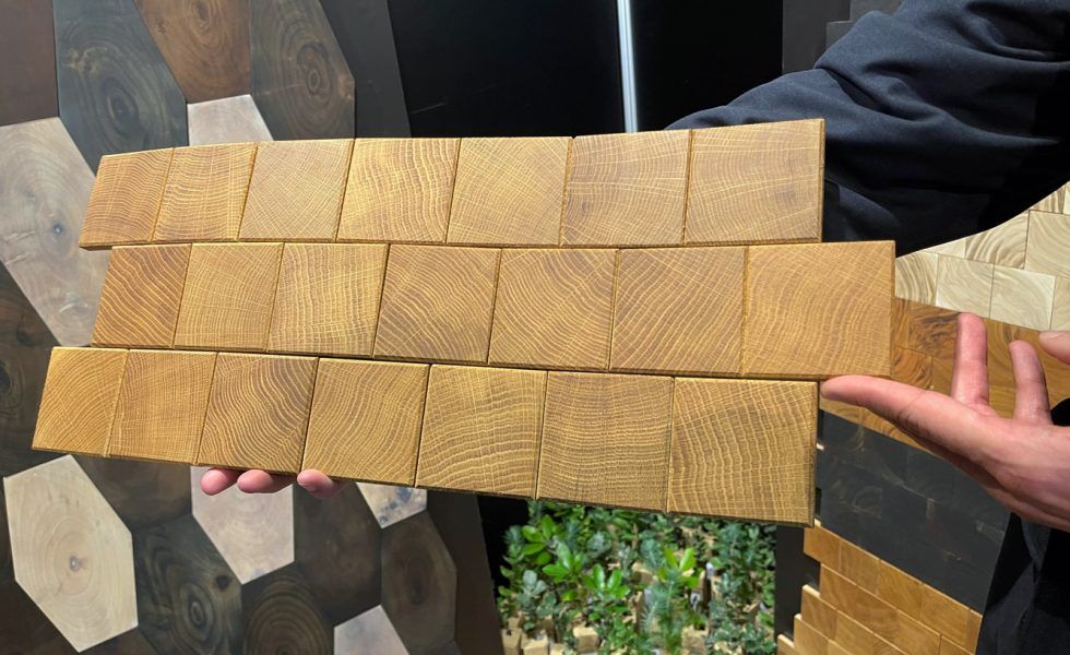 WOODNA Maderas Naturales promocionó la madera de testa en Architect@Work Madrid