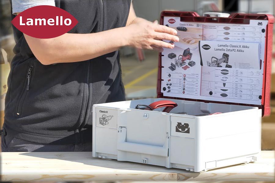 Todas las máquinas LAMELLO en el Tanos Systainer3