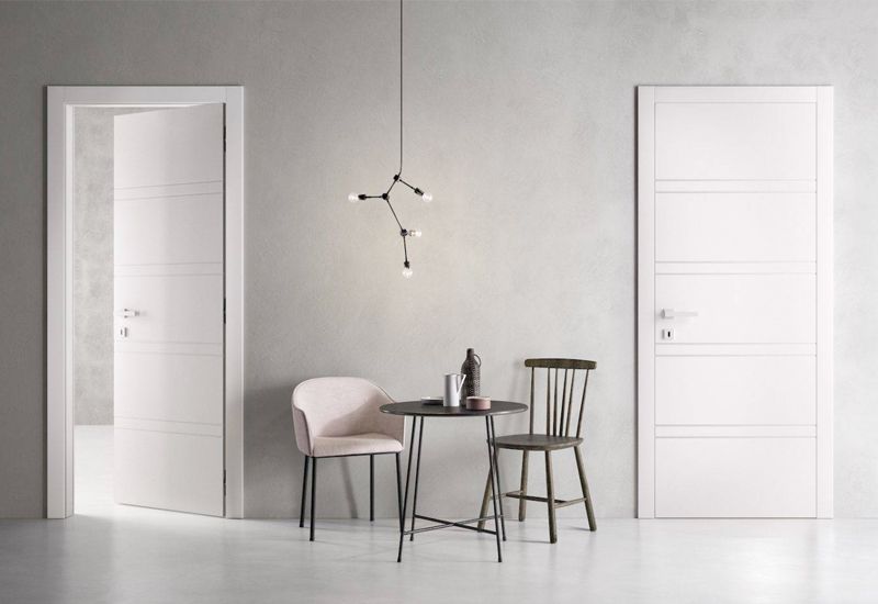 La moda de las puertas lacadas en blanco