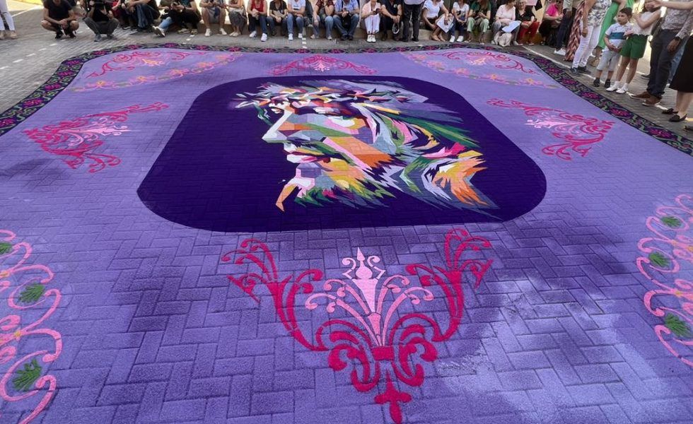 Obras de arte hechas con serrín