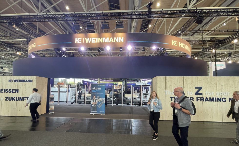 WEINMANN pone el foco en la automatización y la ergonomía para optimizar la fabricación de casas de madera