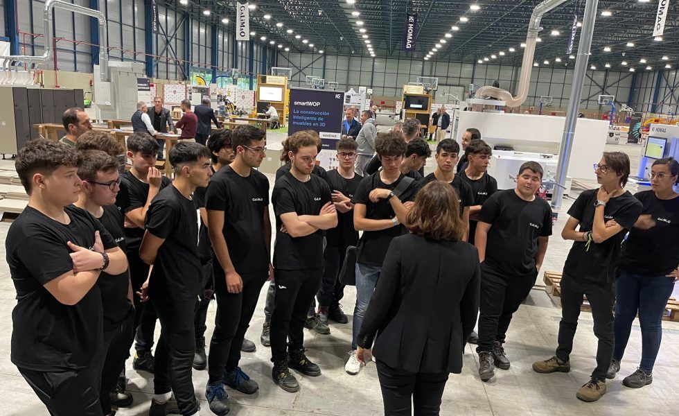 HOMAG exhibió una fábrica real en la feria de GALIMAQ