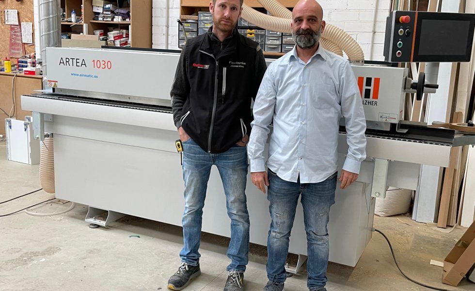 Fusteria JOSEP GM disfruta con la pequeña ARTEA de las prestaciones y tecnología HOLZ-HER para el chapeado de cantos