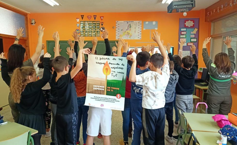 Concienciar desde las aulas la importancia de prevenir incendios forestales