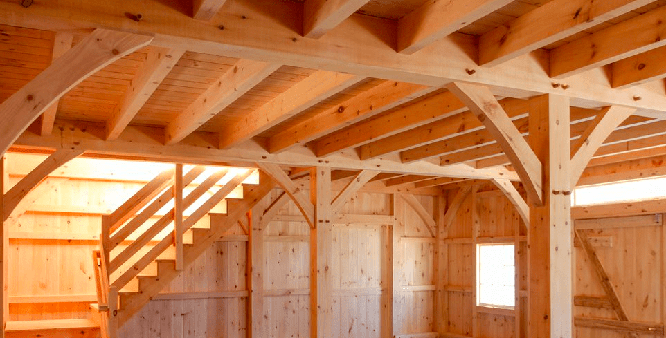 Vigas de madera laminada y vigas macizas