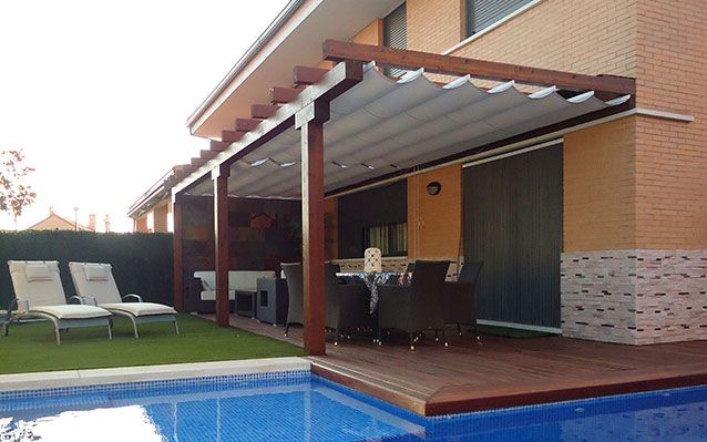 Pérgolas de madera y pérgolas de aluminio