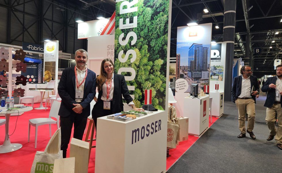 MOSSER presentó en REBUILD sus nuevos paneles CLT y sus vigas laminadas de “calidad superior”