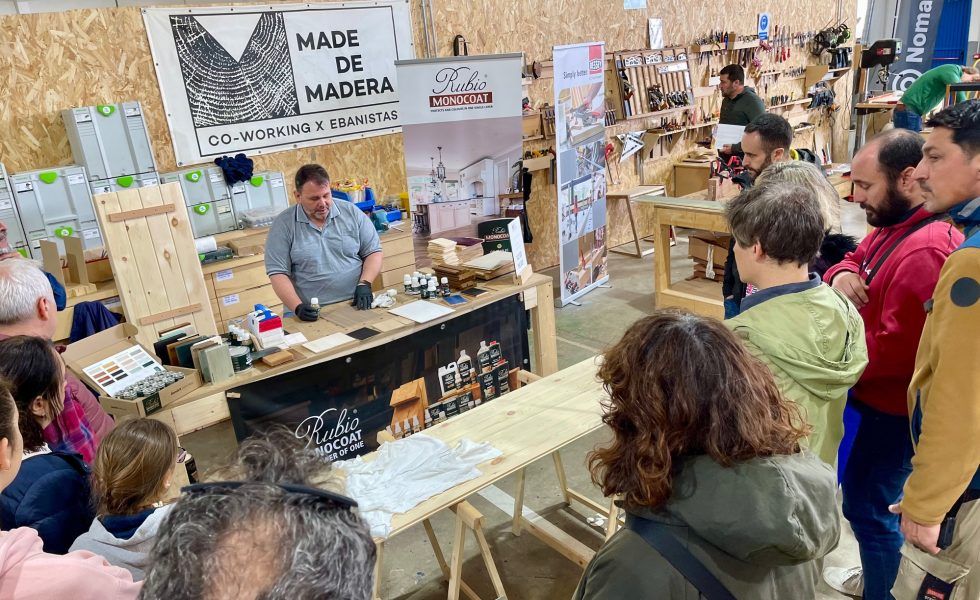 RUBIO® MONOCOAT, protagonista en la jornada de puertas abiertas en MADE DE MADERA