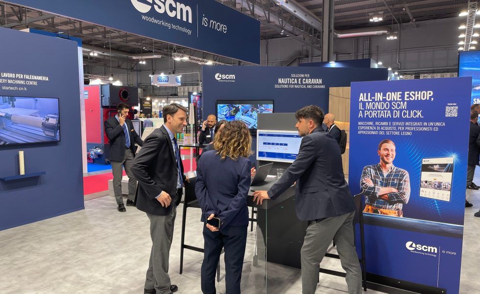 SCM se confirma como socio estratégico para toda la industria de la madera en Xylexpo 2026