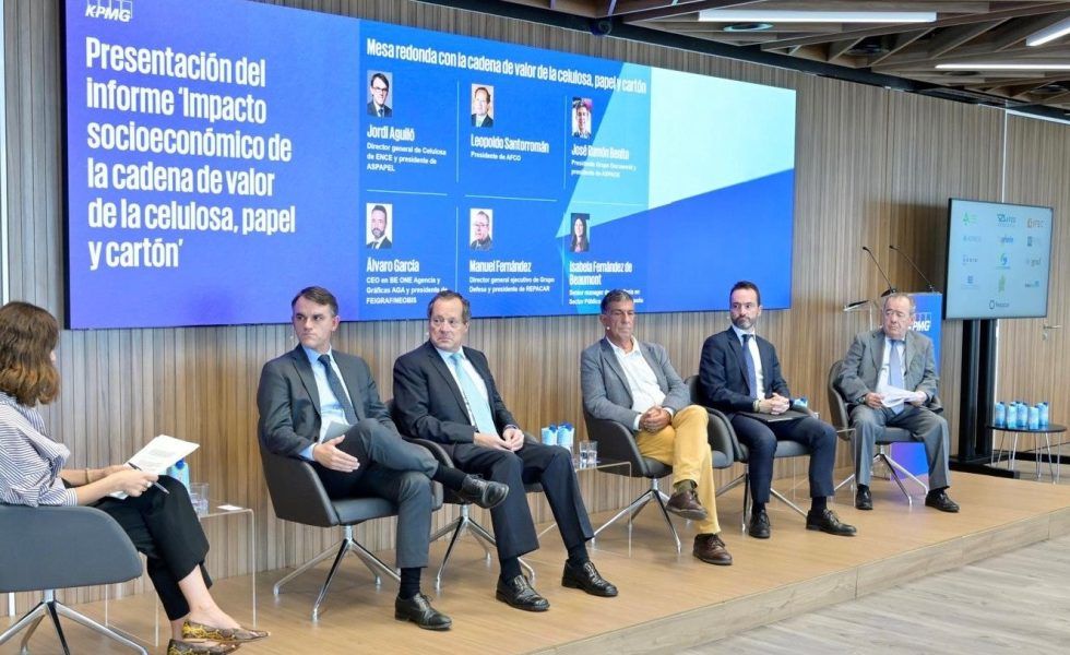 La cadena de valor de la celulosa, papel y cartón genera un impacto económico equivalente al 4,3% del PIB nacional