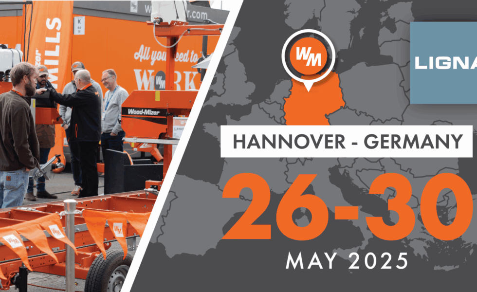 WOOD-MIZER presentará en LIGNA su tecnología avanzada de aserrado y carpintería