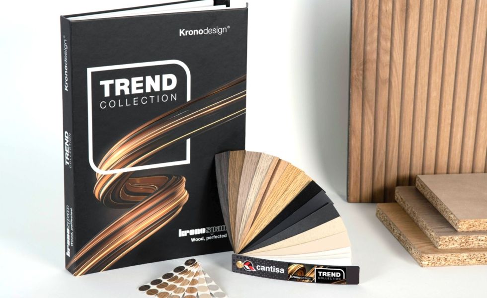 CANTISA desarrolla cantos y cubretornillos a juego para las novedades Kronodesign® TREND Collection, de KRONOSPAN