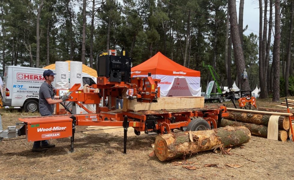 WOOD-MIZER atrajo la mirada de todos en ASTURFORESTA