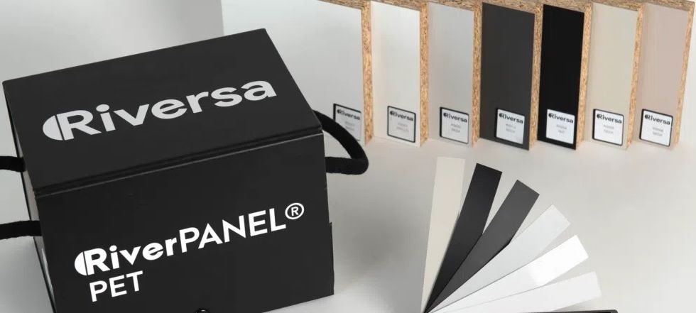 CANTISA ya tiene en stock los cantos para los tableros RiverPANEL® PET de RIVERSA