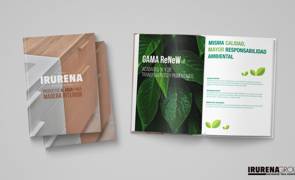 GAMA ReNeW de IRURENA: El futuro sostenible de barnices y pinturas para madera