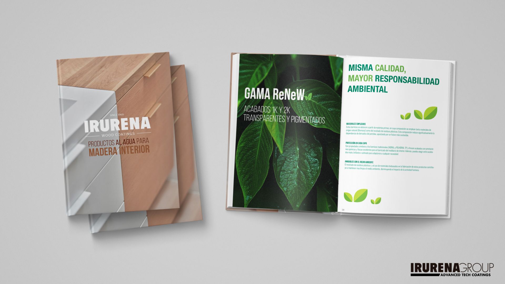 GAMA ReNeW de IRURENA: El futuro sostenible de barnices y pinturas para madera