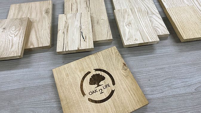 OAK 2 LIFE llenó de madera MATTERA ZGZ