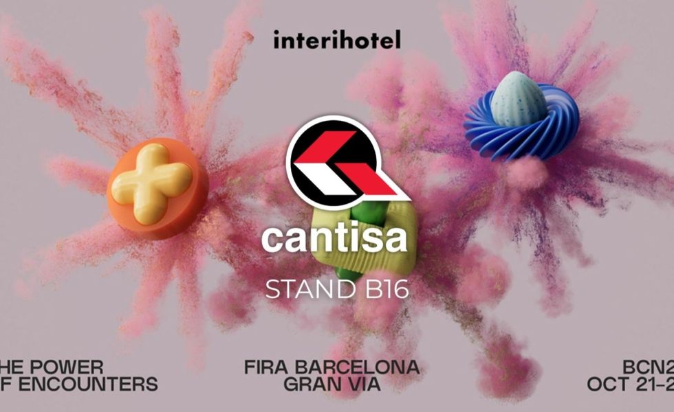 CANTISA estará esta semana en interihotel con sus “Cantos que Decoran” y soluciones para contract