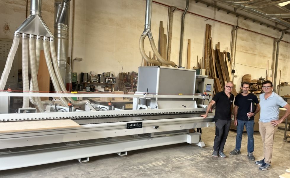 TRAZOS DECO adquiere una lijadora DESTEFANI MVT 5000