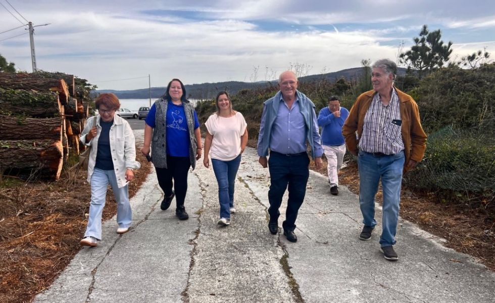 Diputación de A Coruña apoya proyectos de la Asociación de Propietarios Forestales de A Croa de Camariñas