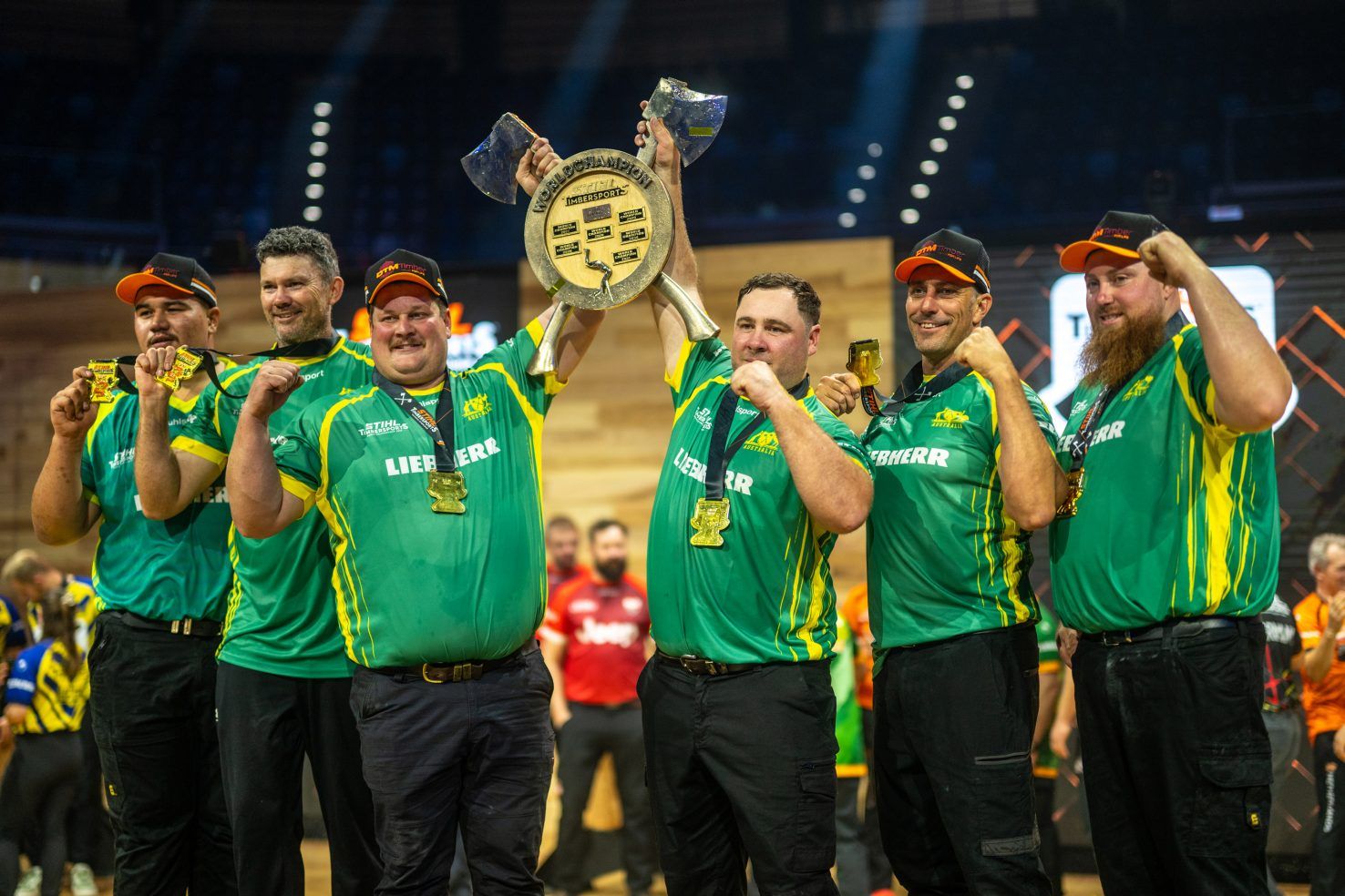 Australia logra su décimo título en el Mundial de TIMBERSPORTS, el campeonato de cortar madera