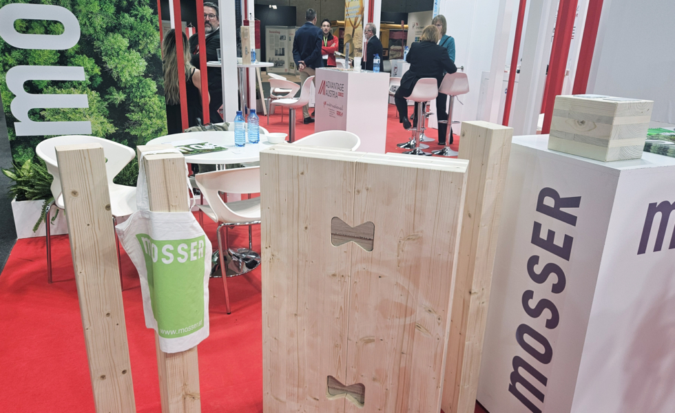 MOSSER lanza su nuevo sistema de fijación para paneles CLT sin herrajes ni pegamentos