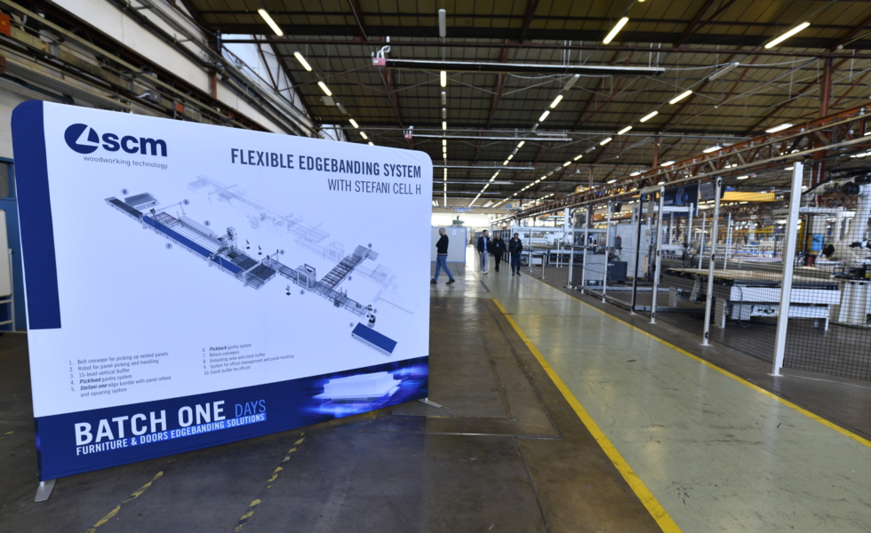 SCM acelera en el desarrollo de soluciones avanzadas para el canteado “lote uno”