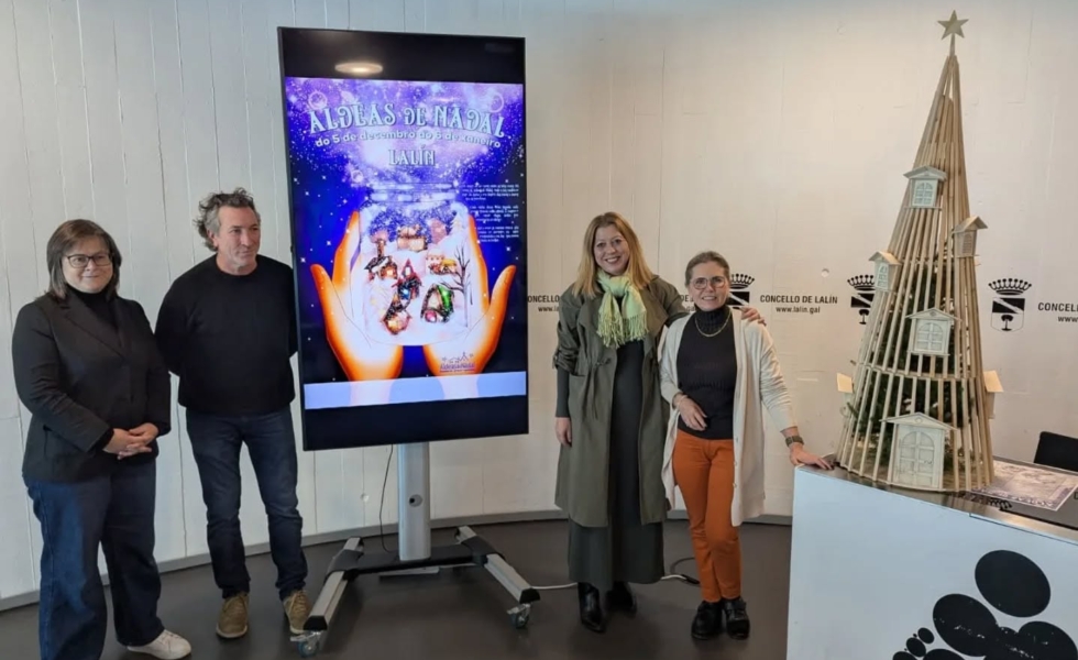 Lalín contará con el árbol de Navidad de madera más alto de toda Galicia