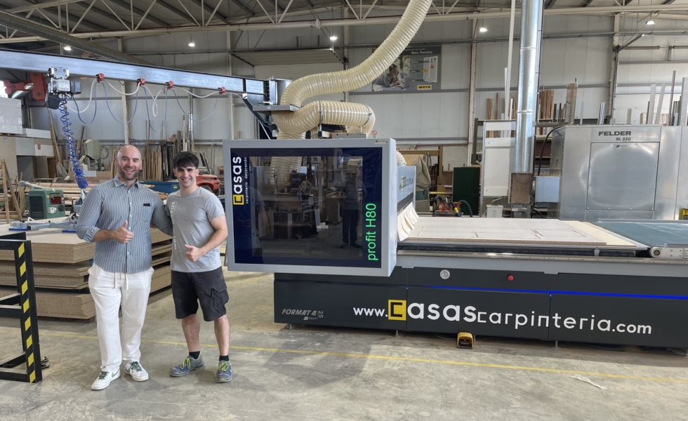 CARPINTERÍA CASAS alumbra con FELDER el futuro de la artesanía