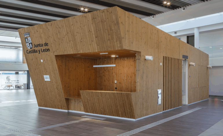 Madera termotratada LUNAWOOD para la remodelación de la estación de autobuses de León