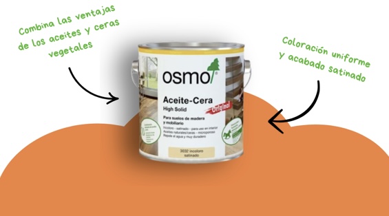 Aceite-cera Original 3032 Incoloro satinado 0.75L, de OSMO