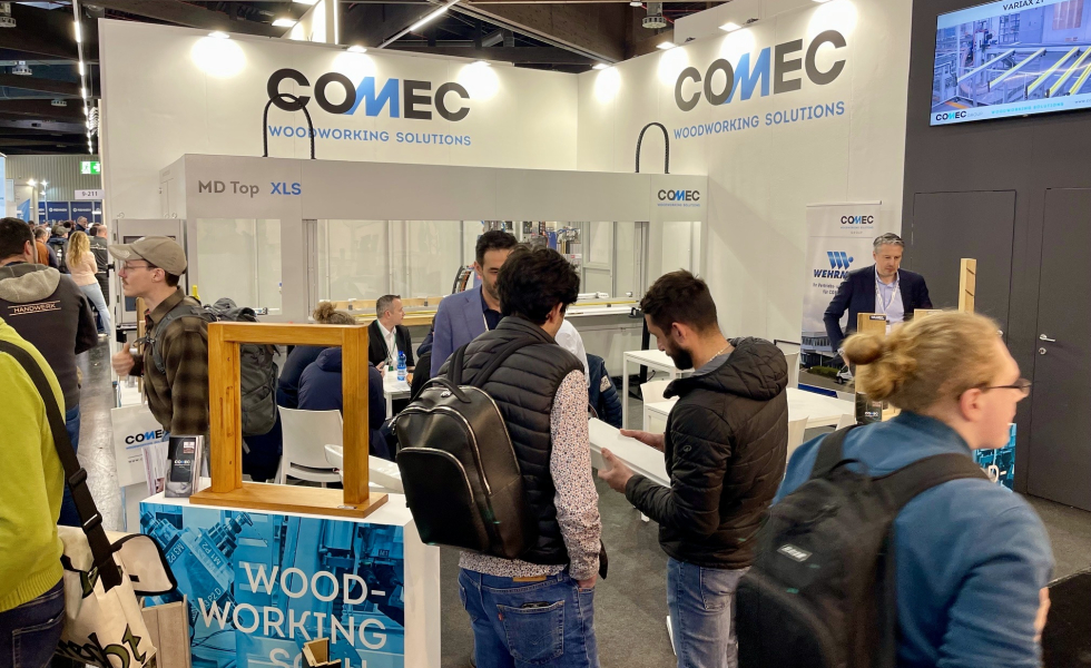 COMEC exhibió en Holz-Handwerk soluciones de mecanizado y automatización orientadas a una industria de la madera más flexible y eficiente