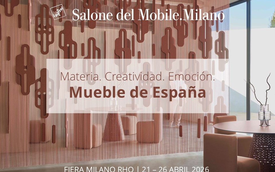 37 firmas y más de 5.200 m2 consolidan el protagonismo del Mueble de España en Il SALONE del Mobile.Milano 2026